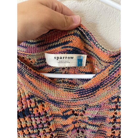 Sparrow Anthropologie Open Knit Sweater Size Small - Picture 3 of 3